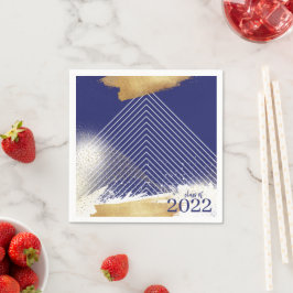 Kute Napkins med Studentfest i Guld och marktan Pappersservett