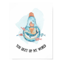 Kute Nautisk blå korvkornart/badmur konst