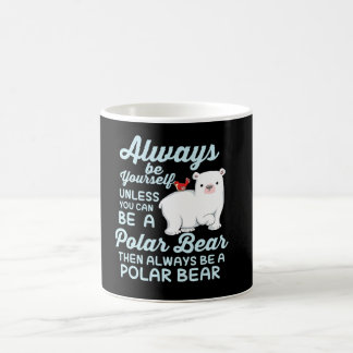 Kute och is med ett Polar runt Älskare Kaffemugg