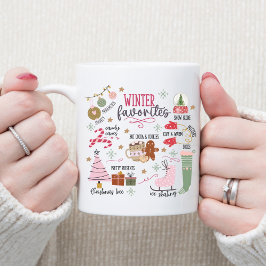 Kute- och vismliknande Mysiga vinter-favoriter Kaffemugg