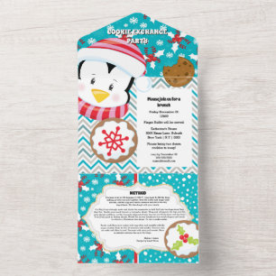 Kute penguin med julhattrecept