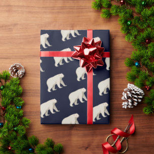 Kute Polar Bear Presentpapper