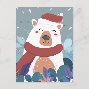Kute Polar Bear Vykort