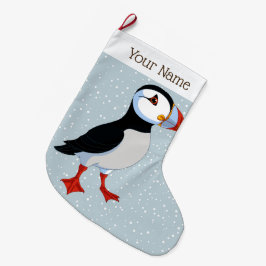 Kute Puffin-julklapp Stor Julstrumpa