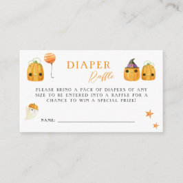 Kute Pumpkin på babyskor Diaper Ruffle Tilläggskort