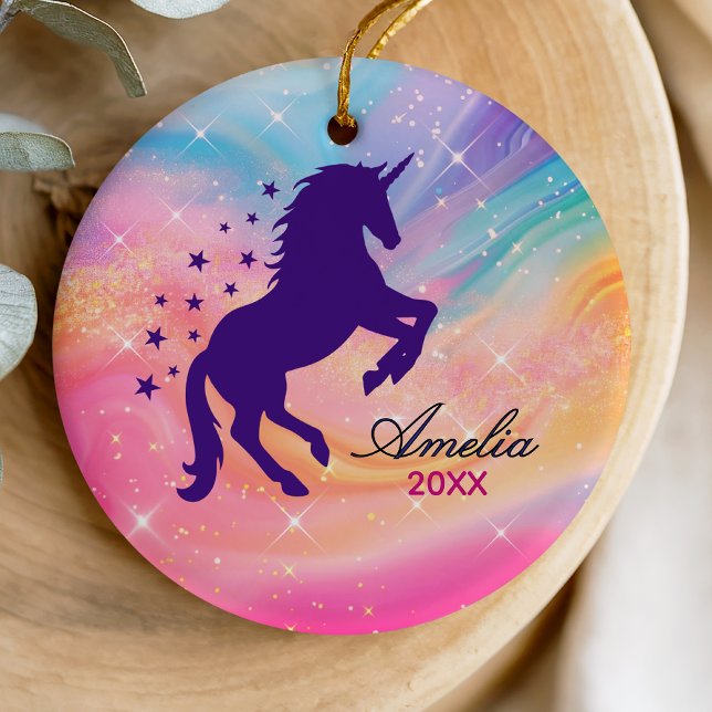 Kute regnbåge, enmajsmajs, helgdag keepsaké julgransprydnad keramik (Skapare uppladdad)