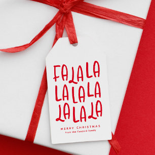 Kute roligt, färgstark personlig - helgdag jul presentetikett