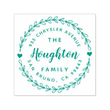 Kute, rustisk andedräkt och hand, skrivet Adress