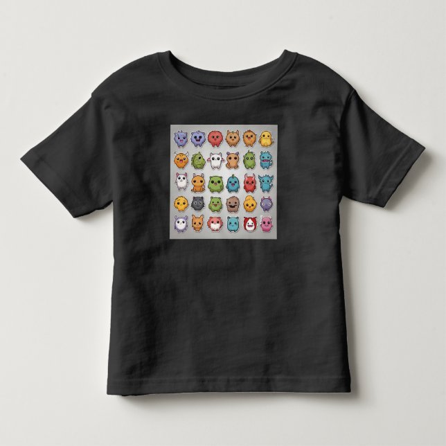 Kute, små monster t shirt (Framsida)