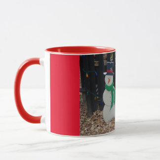 Kute Snögubbe för jul Mugg