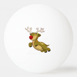 Kute som flyger julrenar med moln pingisboll