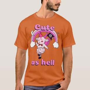 Kute som helvetet Kawaii Baphomet Pastel Goth Emo T Shirt