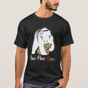 Kute Tass Tass Bear Autism Awareness Autistic Fami T Shirt
