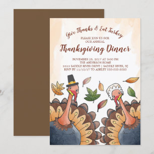 Kute Turkiet - Inbjudan till Thanksgiving på midda