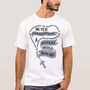 Kute underskattar aldrig kvinnor med rostergig fåg t shirt