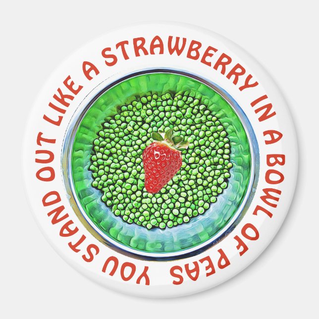 Kute Vänd rörelseknapp Magnet (Framsidan)