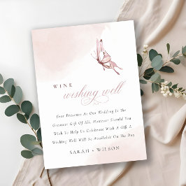 Kute, vattenfärgsbutterfly Vin-fiskekälla Tilläggskort