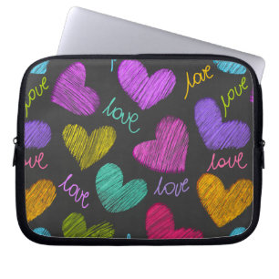Kute Vibrant-skript med skript med Kärlek Laptop Fodral