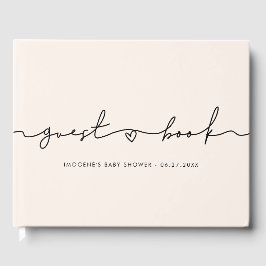 Kute vismisk manusdusch Babydusch Gästböcker