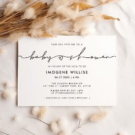 Kute vismisk manusdusch Babydusch Inbjudningar