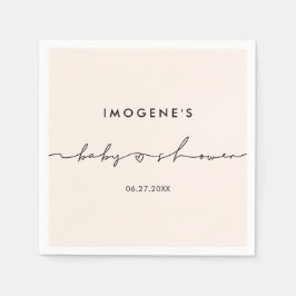 Kute vismisk manusdusch Babydusch Pappersservett