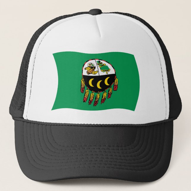 Kutenai Stam Flagg Hatt Keps (Framsida)