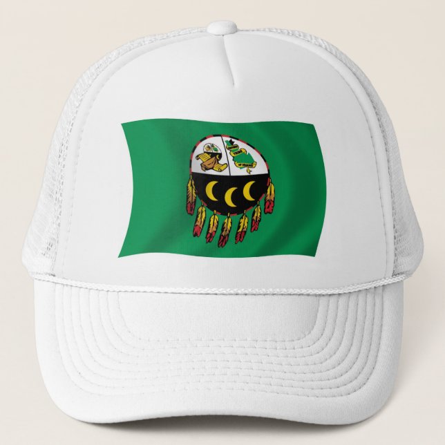 Kutenai-stammens flagghatt keps (Framsida)