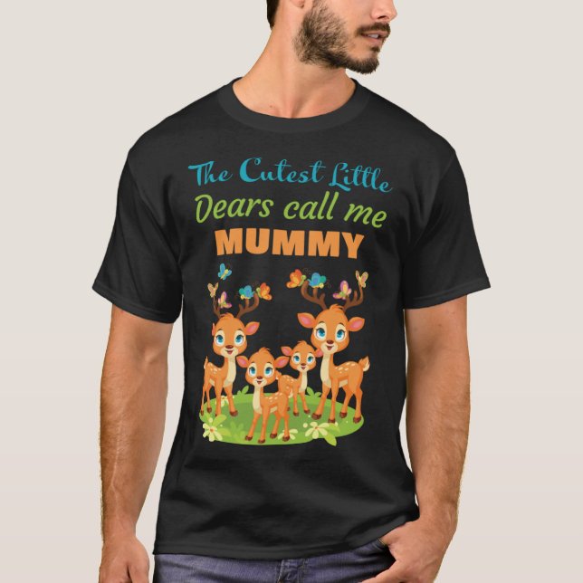 Kutest Little Dears kallar mig Mummy Womenu2019s T Shirt (Framsida)