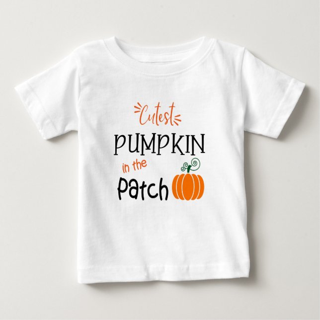 Kutest Pumpkin i patchfack T Shirt (Framsida)
