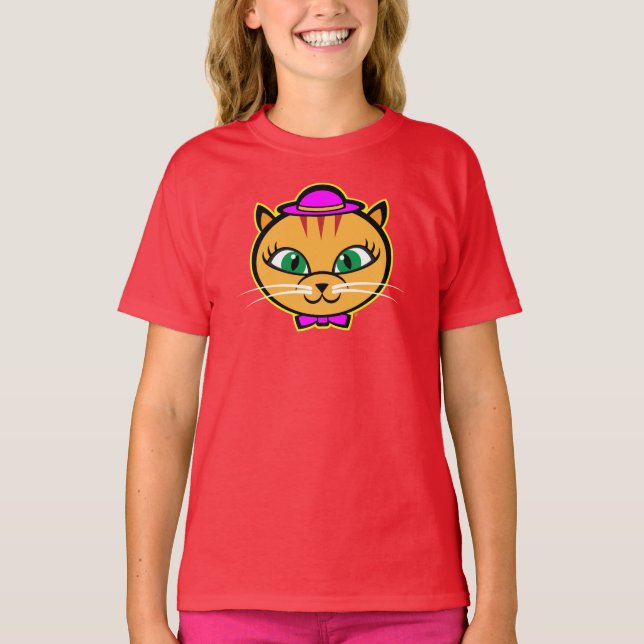 Kutey Kat, tjejer T-Shirt (Framsida)