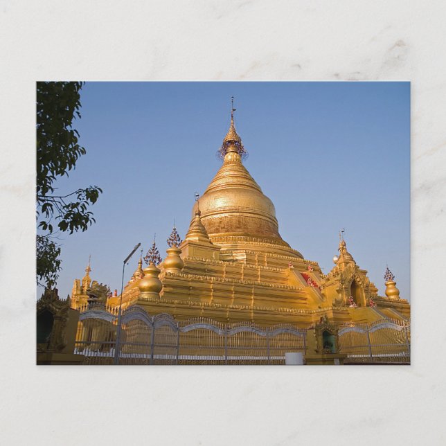 Kuthodaw Paya Postcard Vykort (Framsida)