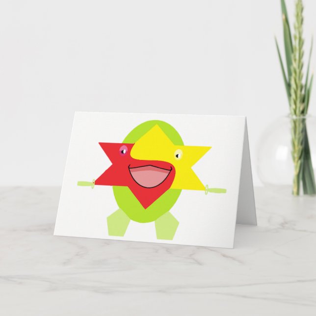 Kutik Kids Art Design Lusnyj Fantasy Star Fish Kort (Framsida)