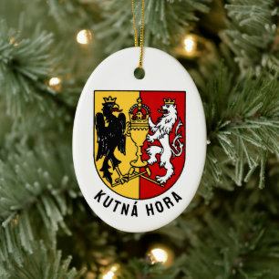 Kutná Hora jackat av arm, Tjeckien Julgransprydnad Keramik
