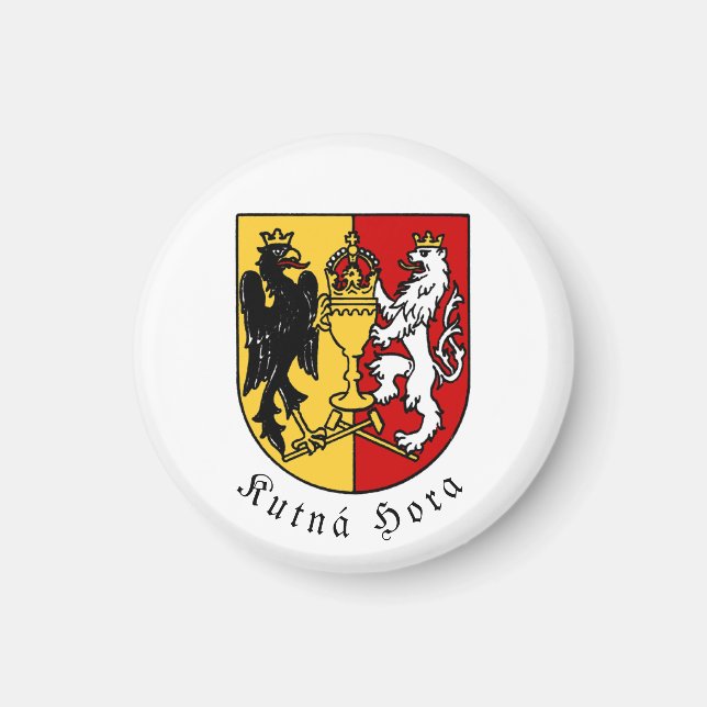 Kutná Hora jackat av arm, Tjeckien Magnet (Framsidan)