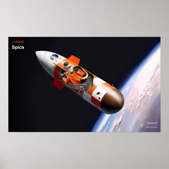 Kutning av spica kapsel poster (Framsidan)