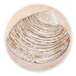 Kutsäsongsskal som lever i havsfärgskonst knopp