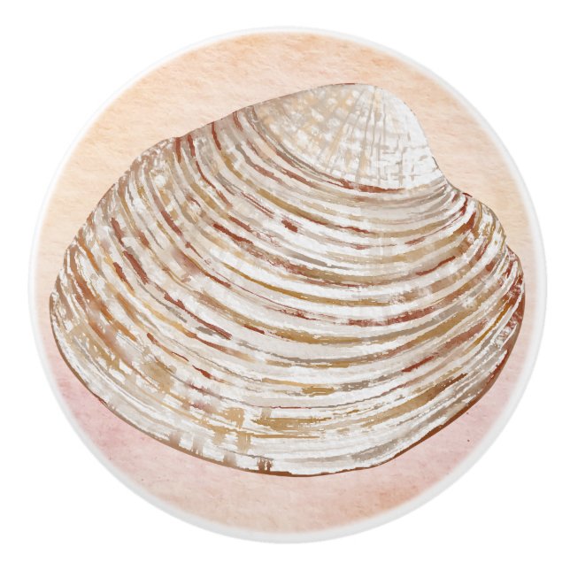 Kutsäsongsskal som lever i havsfärgskonst knopp (Framsidan)