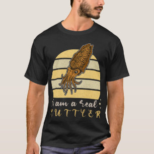 Kuttlefisk marinbiolog under havsbottnens biol t shirt