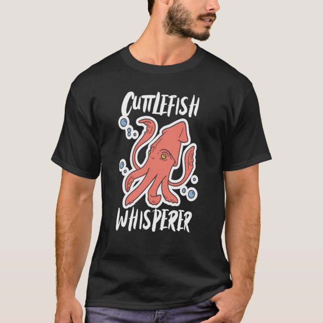 Kuttlefisk Viisperer bläckfisk T Shirt (Framsida)