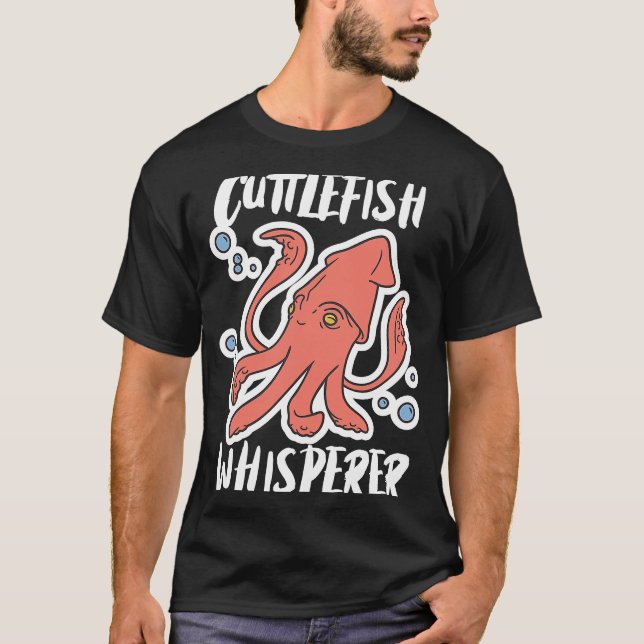 Kuttlefisk Viisperer bläckfisk T Shirt (Framsida)