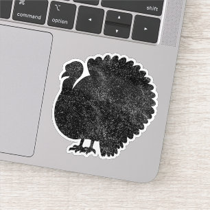 Kuttra Kuttra Tills Du Vacklar Rolig Thanksgiving Klistermärken