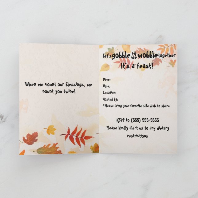 Kuttra tills vi Kollapsar Inbjudan (Inuti)