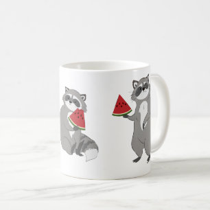 Kuttvättbjörn med vattenmelon kaffemugg