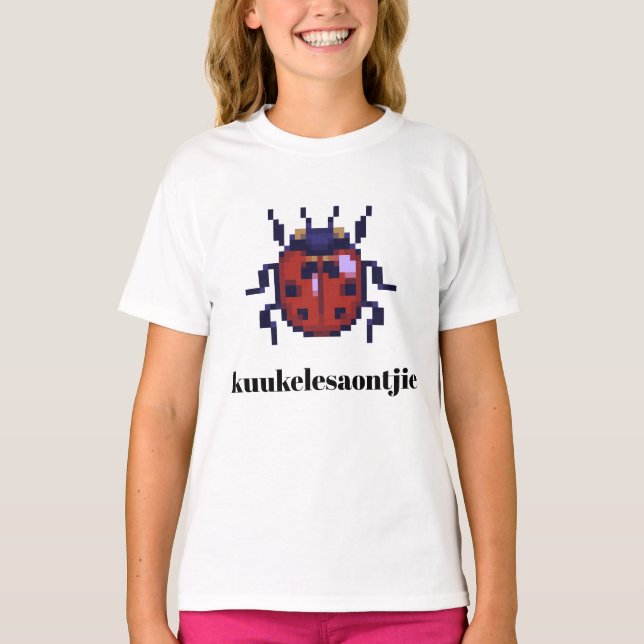 kuukelesaontjie pixel art t shirt (Framsida)
