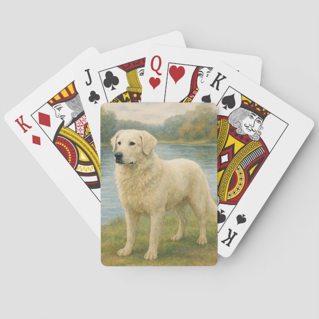 Kuvasz Casinokort (Baksidan)