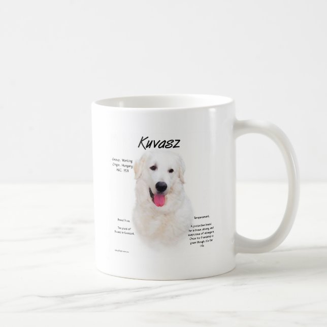 Kuvasz-historikdesign Kaffemugg (Höger)