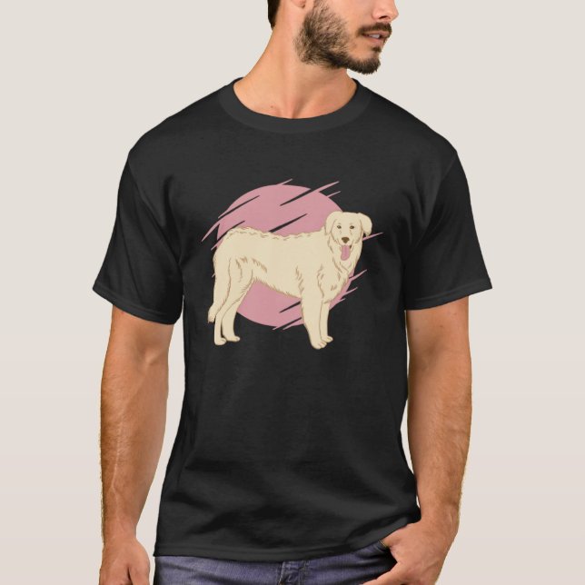 Kuvasz hund t shirt (Framsida)