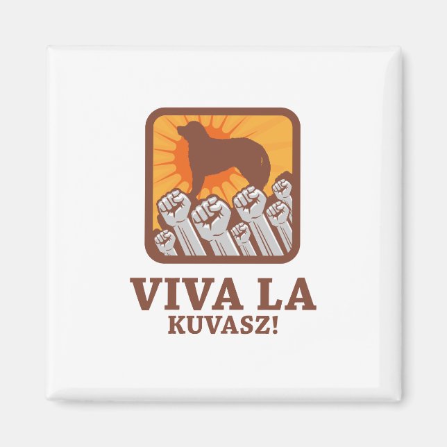 Kuvasz Magnet (Framsidan)