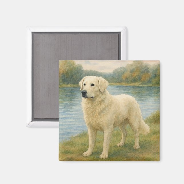 Kuvasz Magnet (Front/Back)