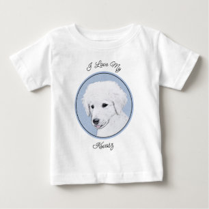 Kuvasz Painting - Cute Original Hund Art T Shirt